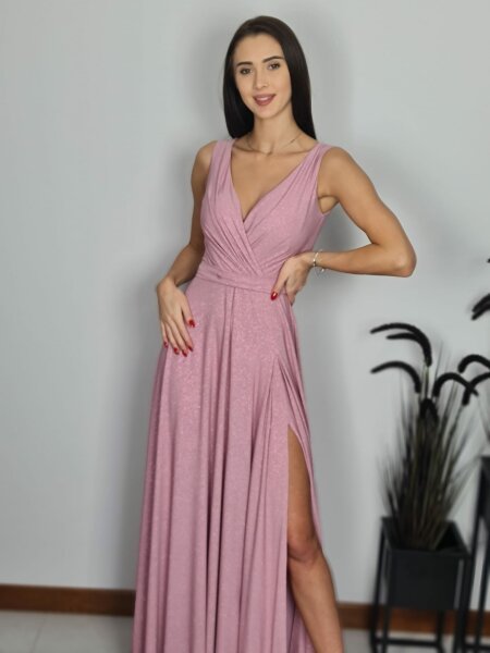 Abendkleid mit Gürtel 21504