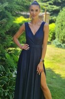 Abendkleid mit Gürtel 21504