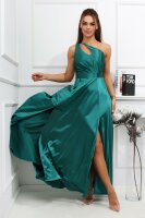 Satin Kleid Abendkleid Julia One-Shoulder