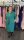 Tunika Kleid mit Glitzer-Schnürung
