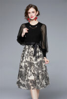 Midikleid mit Tüllrock HCX_9993