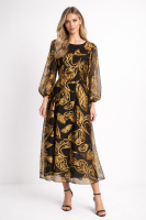 Festliches Kleid mit Print EM45645