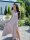Glitzer Abendkleid mit Gürtel 21504 Stretch Silber 32