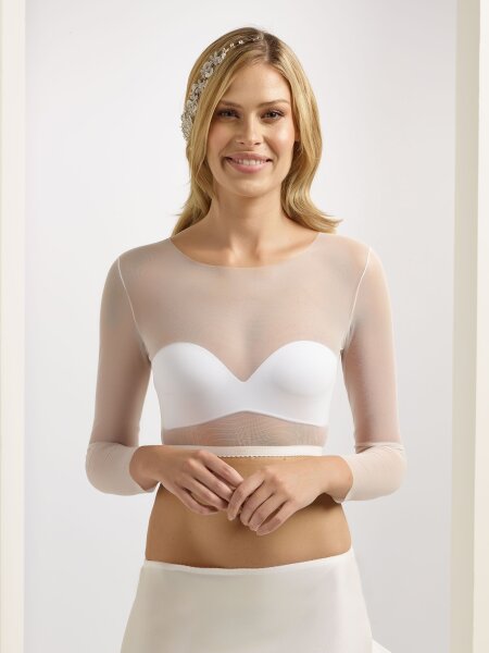Netzoberteil für Brautkleid E-220 Bianco Evento
