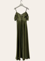 Satin Abendkleid mit Schnürung R8323