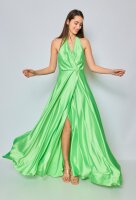 Satin Abendkleid Neckholder R8322