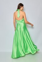 Satin Abendkleid Neckholder R8322
