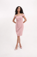 Etuikleid mit Schulterärmeln R8315