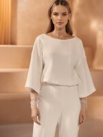 Brauttop Bluse E-417 Bianco Evento