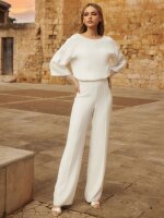 Brauttop Bluse E-417 Bianco Evento