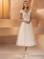 Brauttop Spitze E-434 Bianco Evento