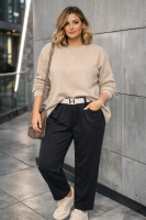 Chino Hose Stretch mit Gürtel 50981