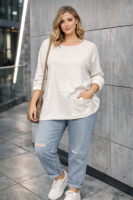 StrickPullover Long mit Tacshe 5269