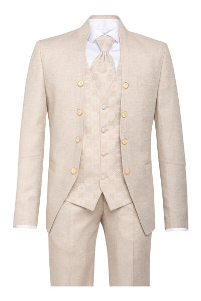 Manzetti Anzug-Set: Sakko & Hose 1.5_7046 inkl. Weste & Plastron