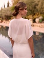 Braut Top E493 Bolero Bianco Evento