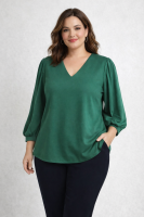 Bluse mit Puffärmeln EM67336