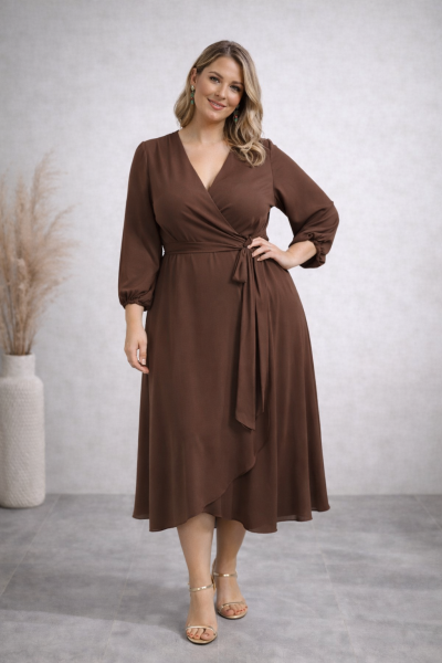 A Linien Damen Wickelkleid EM21882