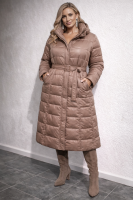 Damen Wintermantel Lang 2 -Farbig 2978