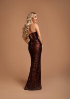 Abendkleid One Shoulder mit Pailletten HM2468