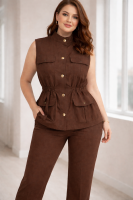 Hosenanzug mit Weste EM9111