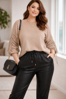 Pullover mit geraften Ärmeln EM83846