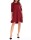 Kleid in A-Linie PM70751 mit 3/4 Ärmeln  Rot 36